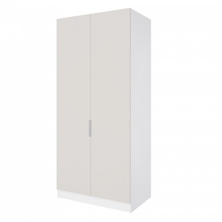 Шкаф 2-дверный распашной ЛАЙТ К3, 240х100х42, ЛДСП, Кашемир, с полками