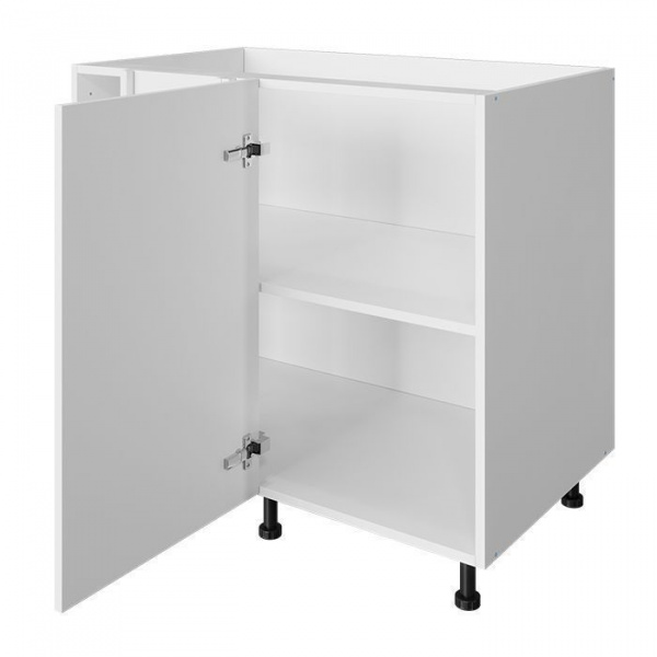 Модуль напольный угловой 72х90х53,5 см ЛАЙТ Белый перламутр с одной дверью для кухни