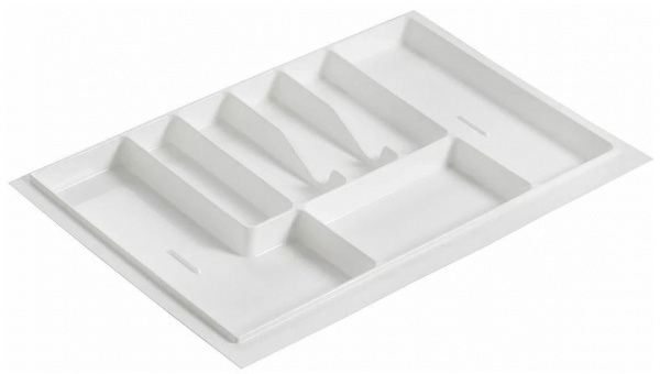 Лоток для столовых приборов 80 см цвет белый
