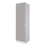 Шкаф 1-дверный ЛАЙТ К3, 220х60х42, ЛДСП, Шиншилла серая, с полками