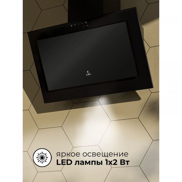 Вытяжка LEX MIO G 600 BLACK (CHTI000390)