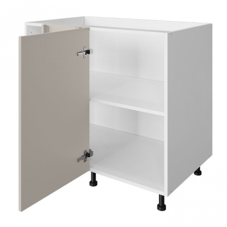 Модуль напольный угловой 72х90х53,5 см ЛАЙТ Кашемир под мойку с одной дверью для кухни