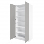 Корпус шкафа шириной 100 см, ЛДСП Белый, 220х100х58