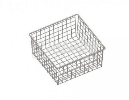 Корзина выдвижная 19х71х50, для шкафа шириной 80 см, цвет серебристый металлик