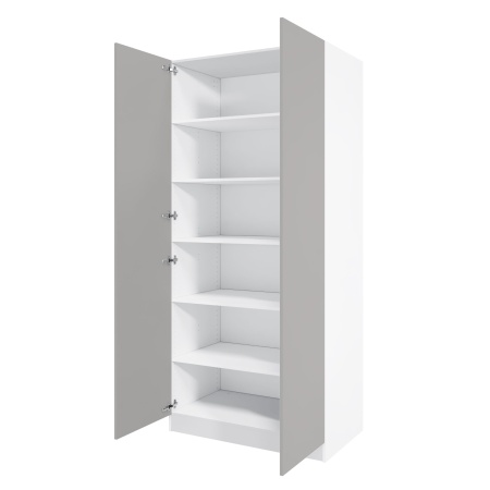 Дверь 210х50 для распашного шкафа шириной 100 см, ЛДСП цвет Шиншилла серая