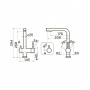 Смеситель OMOIKIRI Nagano-BE-P латунь/ваниль (4974044)