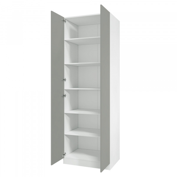 Корпус шкафа шириной 80 см, ЛДСП Белый, 240х80х58