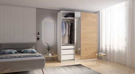 Корпус шкафа шириной 60 см, ЛДСП Белый, 220х60х40