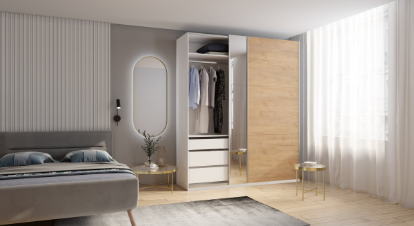 Корпус шкафа шириной 60 см, ЛДСП Белый, 220х60х40
