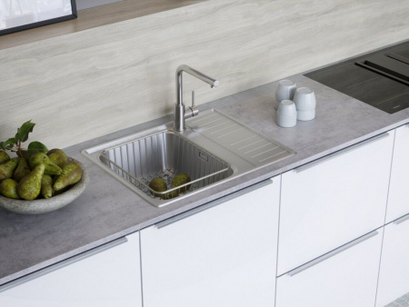 Мойка Omoikiri Sagami 63-IN унив./нерж.сталь, оборачиваемая (4993732) (Комплект выпуска арт. 4956482)