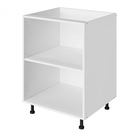 Корпус напольного шкафа ЛАЙТ под мойку под одну дверь ЛДСП белый 72х60х53,5 см